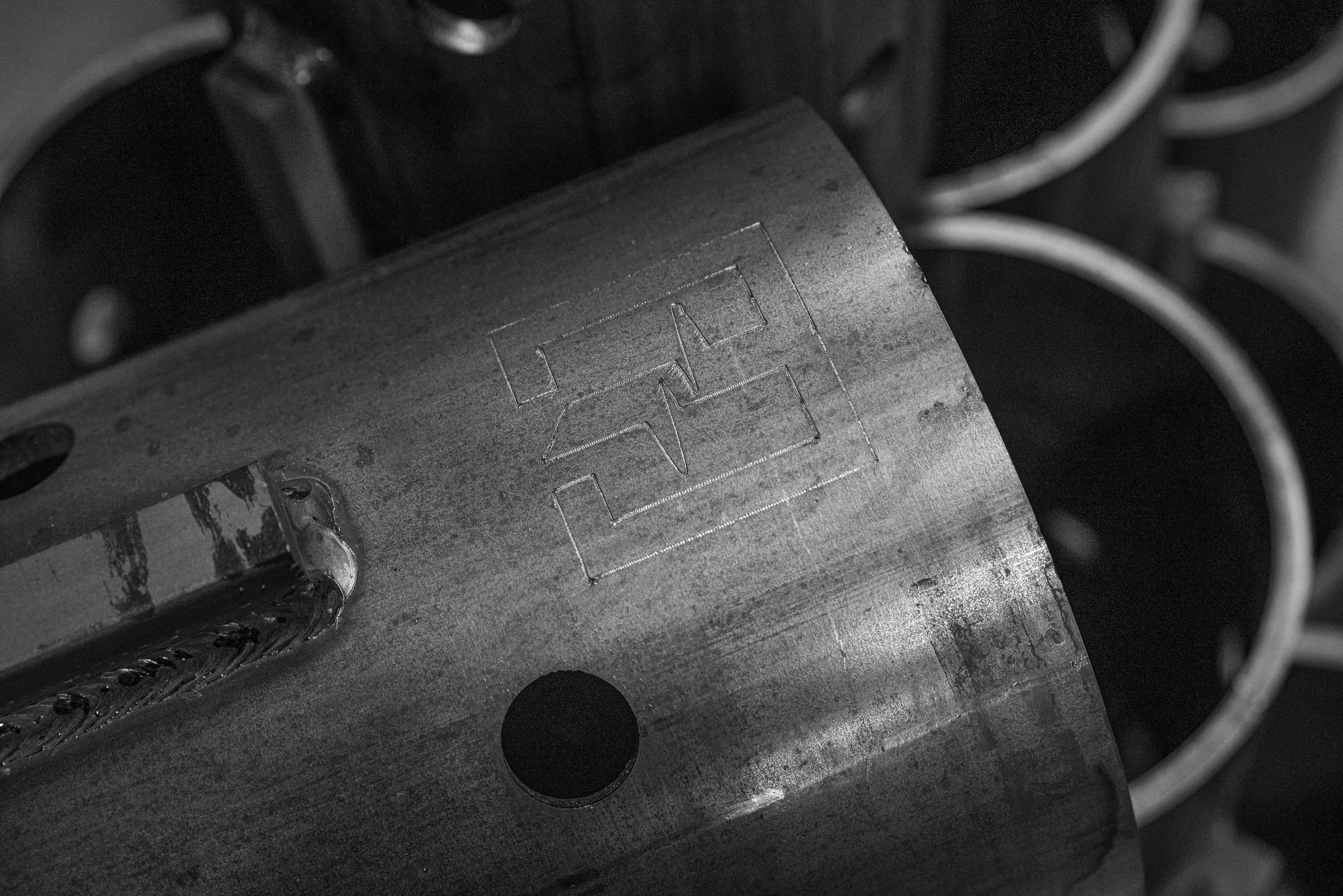 Schraubpfahl-Fertigung mit Mitnehmernocken